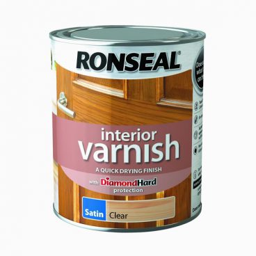 Ronseal Interior Varnish Satin – Clear 750ml