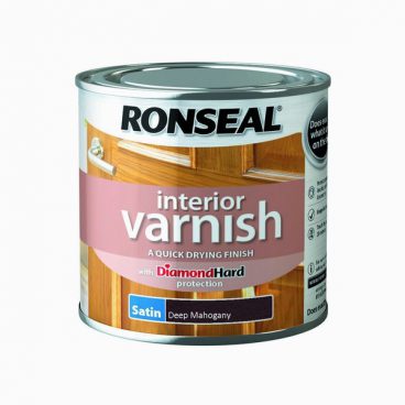 Ronseal Interior Varnish Satin – Deep Mahogany 250ml