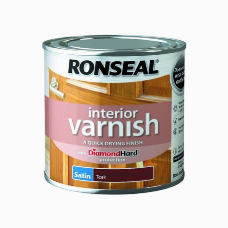 Ronseal Interior Varnish Satin - Teak 250ml