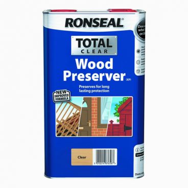 Ronseal Total Wood Preserver – Clear 5L