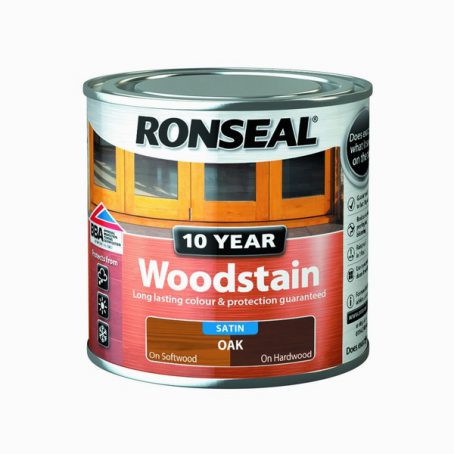 Ronseal 10 Year Woodstain - Oak 250ml