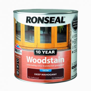 Ronseal 10 Year Woodstain – Deep Magohany 750ml