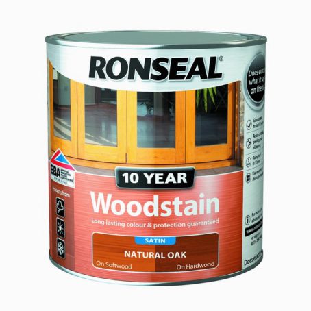 Ronseal 10 Year Woodstain - Natural Oak 750ml