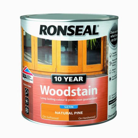 Ronseal 10 Year Woodstain - Natural Pine 750ml