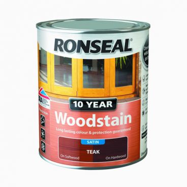 Ronseal 10 Year Woodstain – Teak 750ml