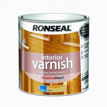 Ronseal Interior Varnish Satin – Clear 2.5L