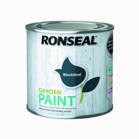 Ronseal Garden Paint - Blackbird 250ml