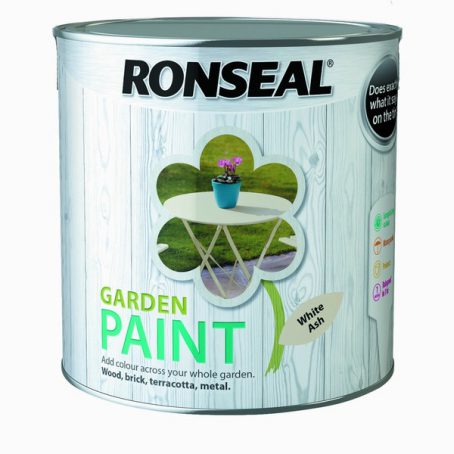 Ronseal Garden Paint - White Ash 2.5L