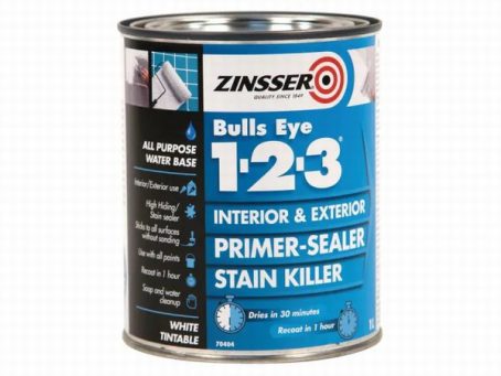Zinsser - Bulls Eye 1-2-3 Primer and Sealer - 1L