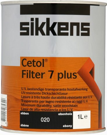 Sikkens Cetol Filter 7 – Ebony – 1L