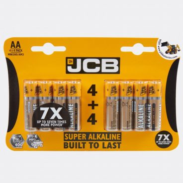 JCB – AA Alkaline Battery – 8Pack