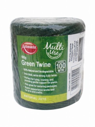 Ambassador Green Jute Twine 100g/100m