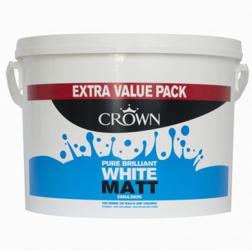 Crown – Matt Emulsion Brilliant White 7.5L