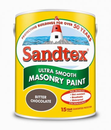 Sandtex Smooth Masonry Paint – Bitter Chocolate 5L