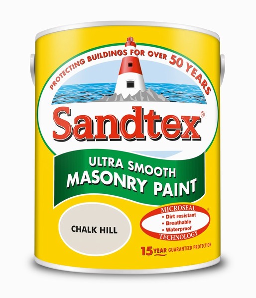 Sandtex Smooth Masonry Paint â Chalk Hill 5L | David Neill Mica