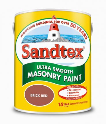 Sandtex Smooth Masonry Paint – Brick Red 5L