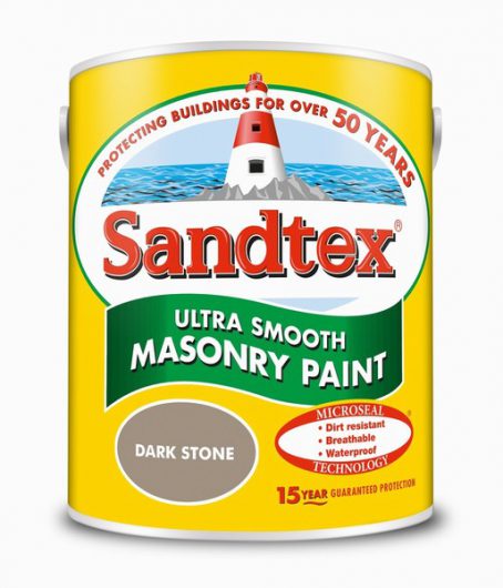 Sandtex Smooth Masonry Paint - Dark Stone 5L