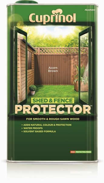 Cuprinol Shed & Fence Protector – Acorn Brown 5L