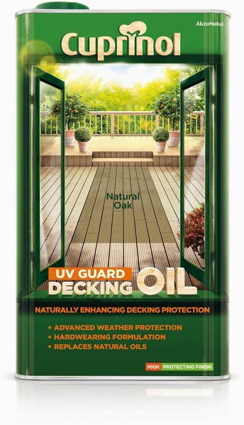 Cuprinol U/V Guard Decking Oil – Natural Oak 5L