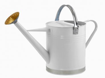 Ambassador Metal Watering Can 2 Gallon Cream