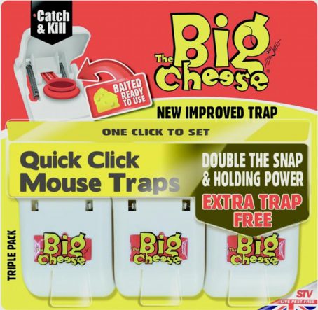 Big Cheese - Mouse Trap Quick Click 3PK
