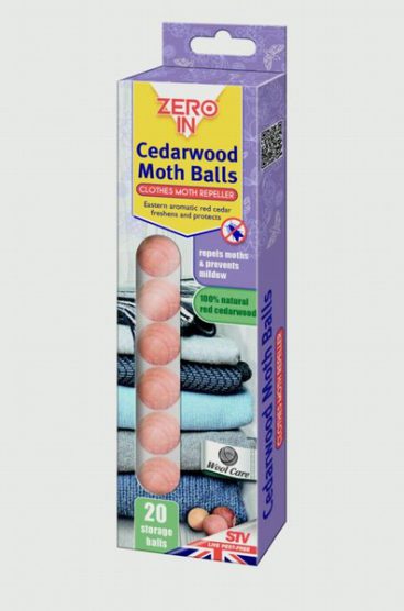 ZeroIn – Cedarwood Clothes Moth Repeller Balls 20PK