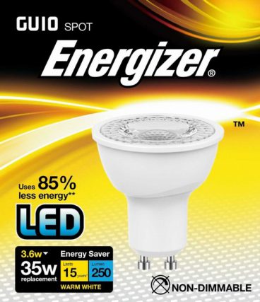 Energizer – GU10 LED Bulb Warm White – 35W