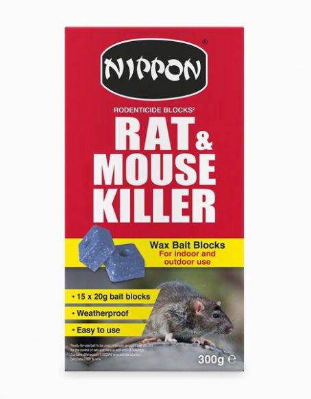 Nippon - Rat Killer All Weather Blocks 15x20g