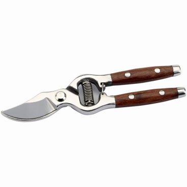 Draper – Bypass Pattern Secateur Wood Handle 210mm