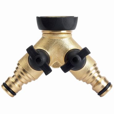 DRAPER BRASS DOUBLE TAP CONNECTOR 3/4IN 36228