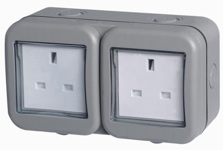 IP55 WEATHERPROOF SOCKET UNSWITCHED 2G