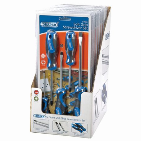 DRAPER REDLINE SOFTGRIP SCREWDRIVER SET 09783 - Image 2