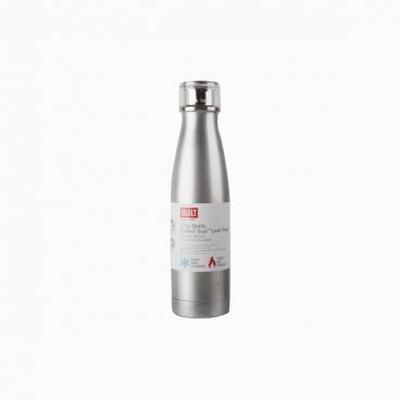 Built 483ml Double Walled Stainless Steel Water Bottle Silver
