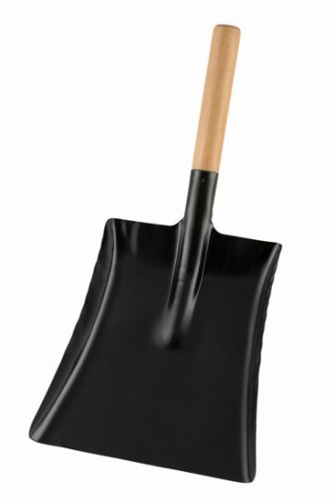 Hearth&Home – Carbon Steel Ash Shovel & Wooden Handle 9″