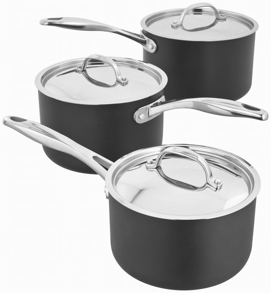 STELLAR SAUCEPAN SET HARD ANODISED* David Neill Mica