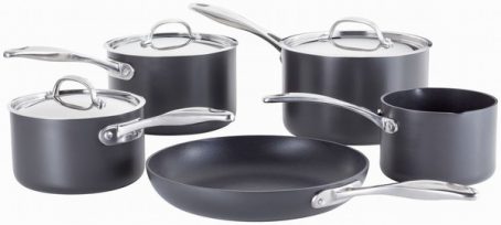 Stellar - Hard Anodised Saucepan Set of 5 - Image 4