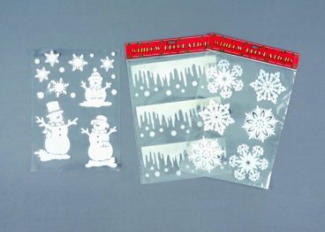 Premier – Snow Themed Window Stickers Assorted
