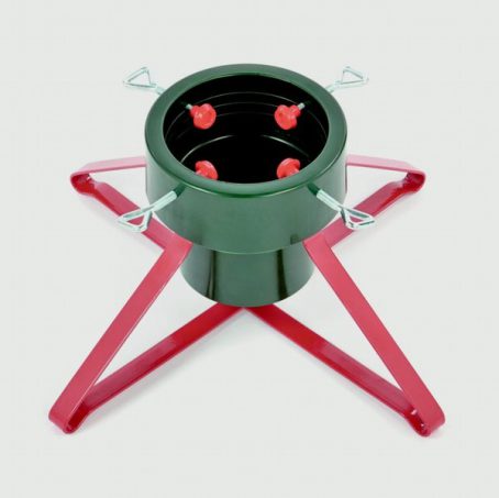 Garland - Plastic Tree Stand Green/Red 46cm - Image 2