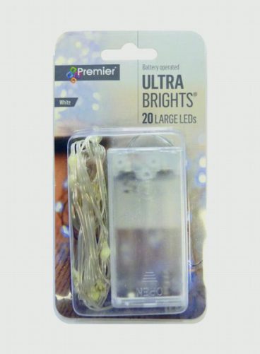 Premier – 20 LED Battery Ultra Brights Whitei 1.9M
