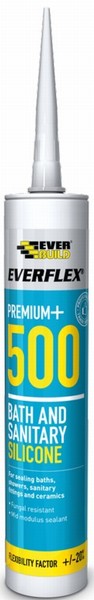 SEALANT SANITARY SILICONE 500 WHITE*