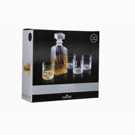 BarCraft Cut Glass Decanter Set - Image 2