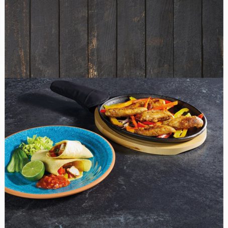 KitchenCraft World of Flavours Cast Iron Fajita Sizzler - Image 3