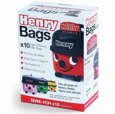 Numatic – Henry/James Vacuum Bags – 10 Pack