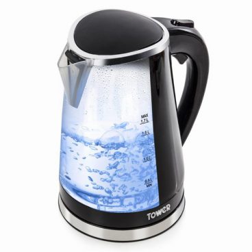 Tower – Colour Changing Kettle – Black 1.7L