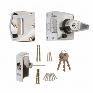 ERA NIGHTLATCH BS CHROME 60MM