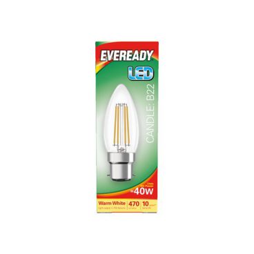 Eveready – Clear Candle – 40W BC/B22