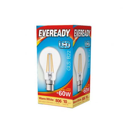 Eveready - GLS Clear Bulb Warm White - 60W BC