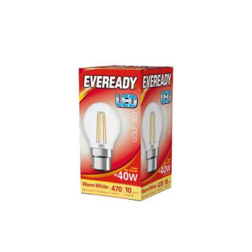 Eveready – Golf Clear Bulb Warm White – 40W BC/B22