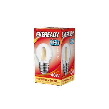 Eveready – Golf Clear Bulb Warm White – 40W E27