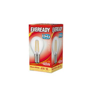 Eveready – Golf Clear Bulb Warm White – 40W SBC/B15